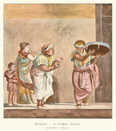 Mosaic, A Comic Scene, Cicero