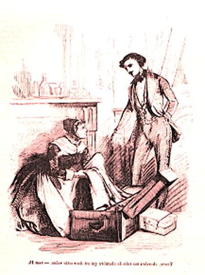 Charles Grandet and Nanon, illustration from 