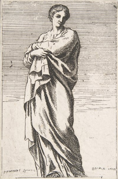 Standing Female Figure by Pierre Ignace Parrocel