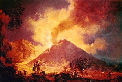 Eruption of Mount Vesuvius, Italy by Pierre Jacques Volaire