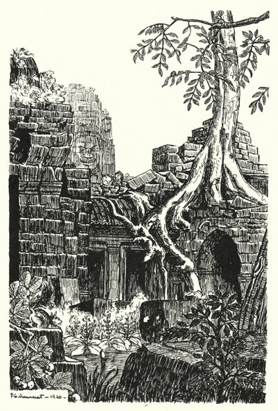 An Inner Court, Bayon by Pierre Jeannerat de Beerski