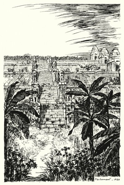 Main staircase, Phnom Bakeng by Pierre Jeannerat de Beerski