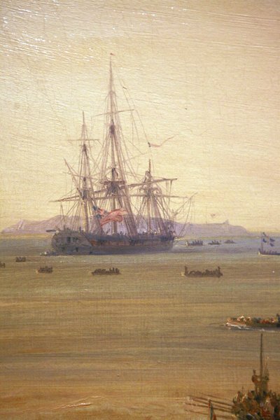 Battle of Grand Port, August 23, 1810 by Pierre Julien Gilbert