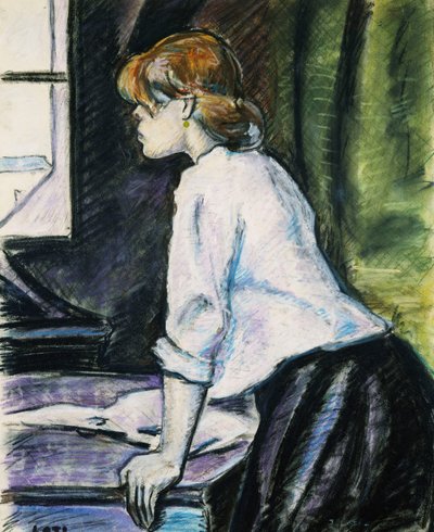 Girl at a Window by Pierre Loti