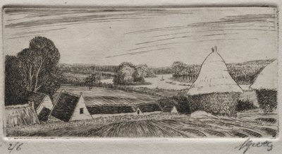 Brebant Farm by Pierre Louis Gatier