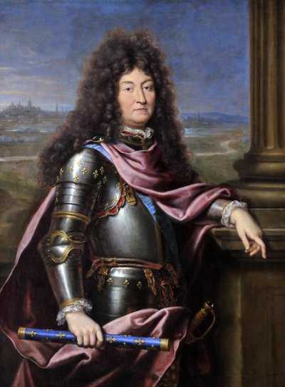 Paintings Reproductions An Allegory Of King Louis Xiv In Armour