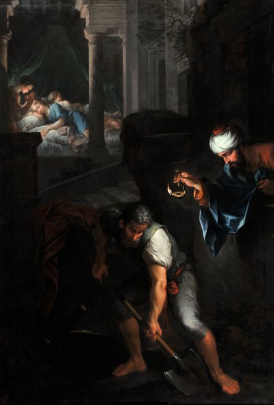 Raguel Digging His Pit by Pierre Parrocel