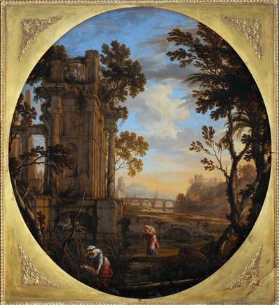 Josabeth Casts Moses Adrift on the Nile by Pierre Patel