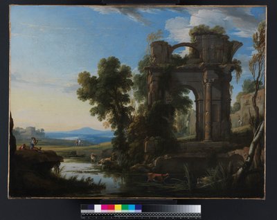 Landscape with Classical Ruins by Pierre Patel
