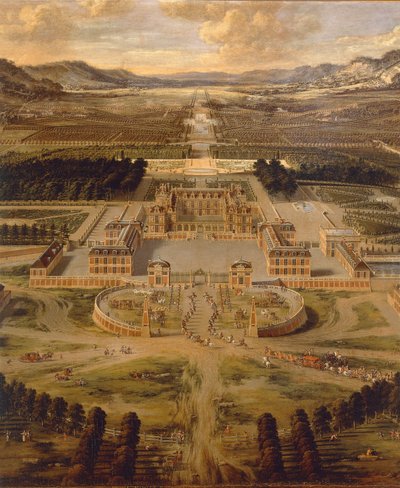 View of Versailles Palace and Its Gardens by Pierre Patel