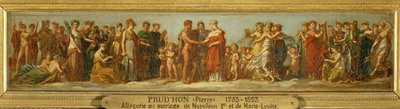 Marriage of Hebe and Hercules, Allegory Related to the Marriage of Napoleon I and Marie Louise by Pierre Paul (attr. to) Prud