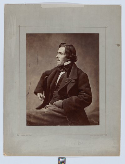 Portrait of Delacroix by Pierre Petit