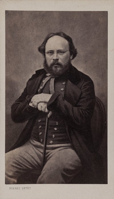 Portrait of Pierre-Joseph Proudhon by Pierre Petit