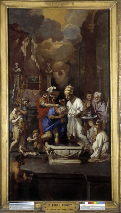The Baptism of Constantine by Pierre Puget