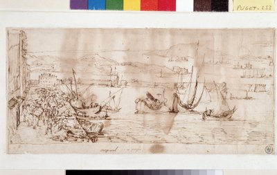 The Port and the Harbor of Toulon by Pierre Puget