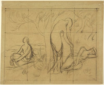 Composition Study by Pierre Puvis de Chavannes