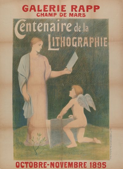 Galerie Rapp... Centennial of Lithography by Pierre Puvis de Chavannes