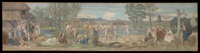 Patriotic Games by Pierre Puvis de Chavannes
