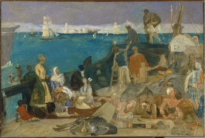 Marseilles, Gateway to the Orient by Pierre Puvis de Chavannes