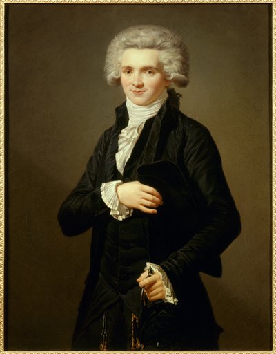 Portrait of Maximilian Robespierre by Pierre Roch Vigneron