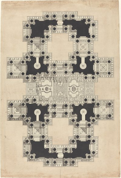 Plan for a Decorated Ceiling by Pierre Varin