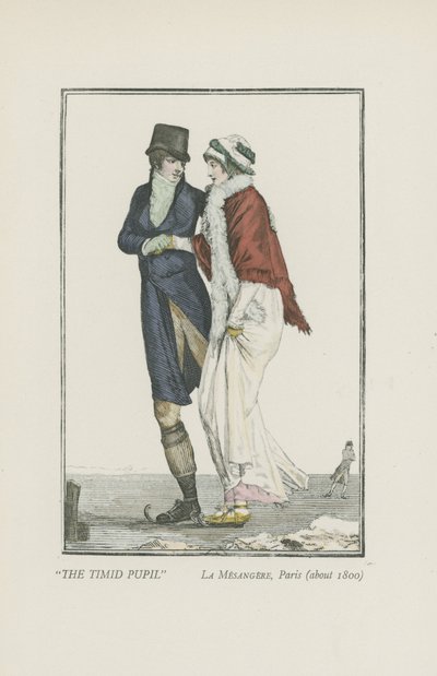 Timid Pupil, Paris (about 1800) by Pierre de La Mesangere