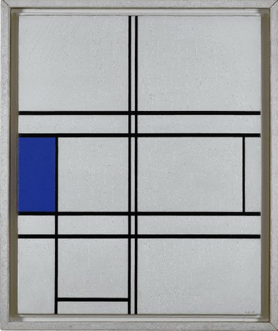 Composition (No. IV) White-Blue by Piet Mondrian