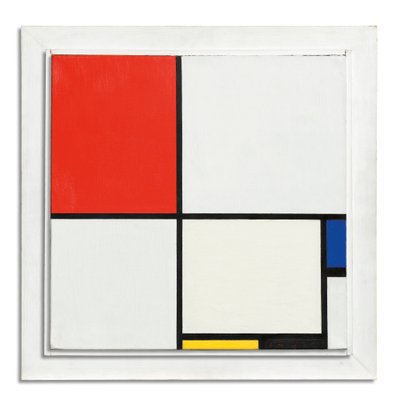 Composition No. III, with Red, Blue, Yellow, and Black by Piet Mondrian