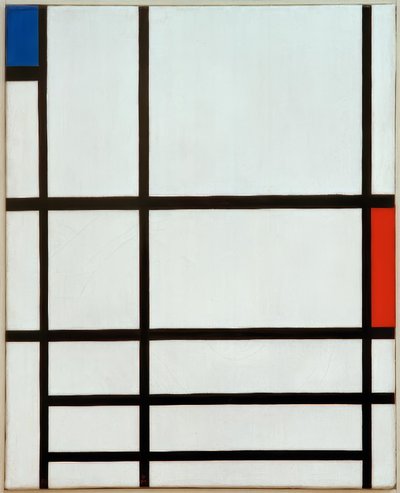 Composition in Red, Blue and White: II by Piet Mondrian