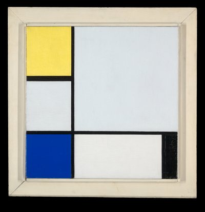 Composition with Yellow, Blue, Black and Light Blue by Piet Mondrian