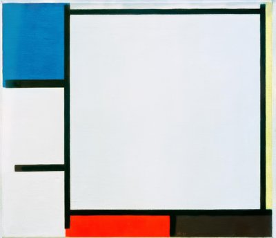 Composition with Blue, Yellow, Red, Black and Grey by Piet Mondrian