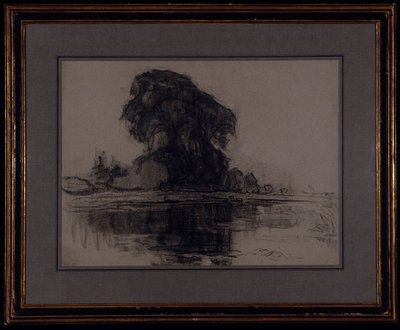 Landzicht Farm: Compositional Study by Piet Mondrian