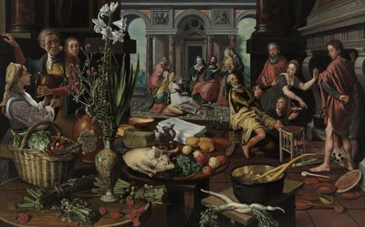 Christ in the House of Mary and Martha by Pieter (1507/08-75) Aertsen