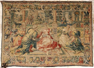 Mark Antony and Cleopatra Tapestry by Pieter (attr. to) Coecke van Aelst