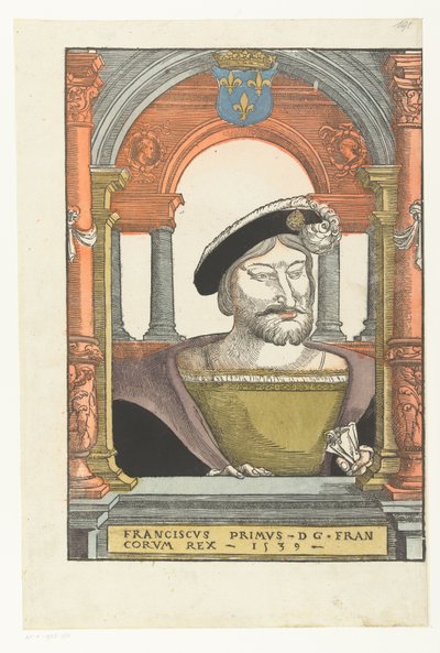 Portrait of Francis I, King of France by Pieter (circle of) Coecke van Aelst