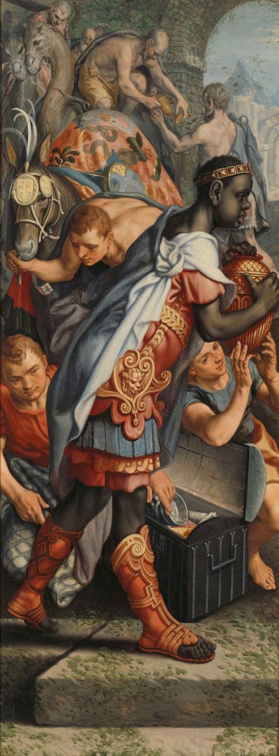 Wing of an Altarpiece with Adoration of the Magi by Pieter Aertsen