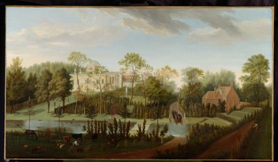 View of Chiswick House from the South-West by Pieter Andreas Rysbrack