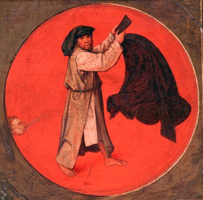 He Shakes out his coat according to the wind by Pieter Bruegel the Elder