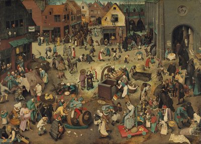 The Fight Between Carnival and Lent by Pieter Brueghel the Elder