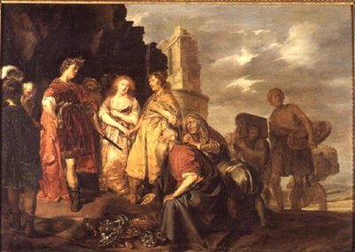 The Continence of Scipio, Roman General (237-183 BC) by Pieter Codde
