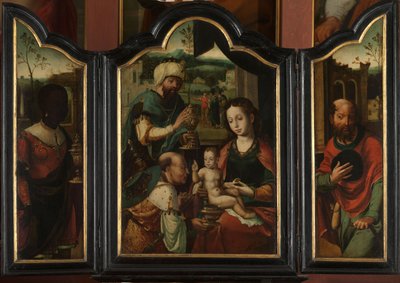 Triptych with the Adoration of the Magi by Pieter Coecke van Aelst