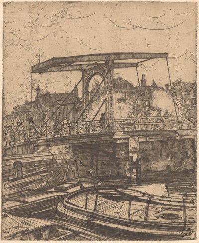 Skinny Bridge in Amsterdam by Pieter Dupont