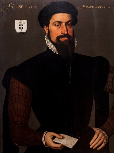 Portrait of a Man Aged 41 by Pieter Jansz. Pourbus