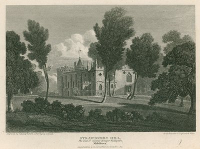 Strawberry Hill, Twickenham, London; The seat of Countess Dowager Waldegrave by Pieter Jansz. Quast