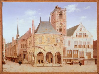 Old City Hall in Amsterdam by Pieter Saenredam by Pieter Jansz Saenredam