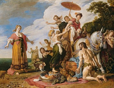 Odysseus before Nausicaa by Pieter Lastman