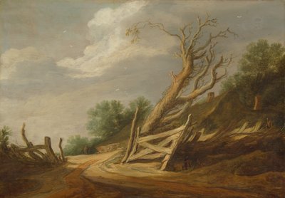 Landscape with Open Gate by Pieter Molijn