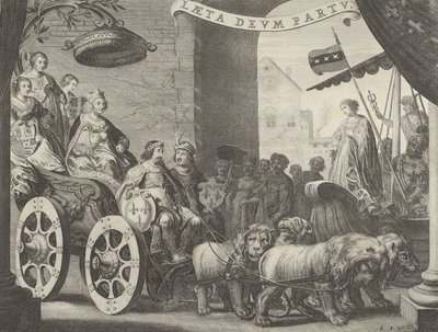 Plate 5a: Marie de Medici as Berecynthia, from Caspar Barlaeus, Medicea Hospes by Pieter Nolpe