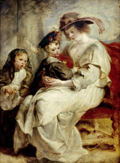 Helena Fourment with Two of Her Children by Pieter Paul Rubens