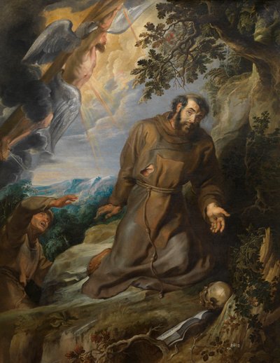 Saint Francis Receiving the Stigmata by Pieter Paul Rubens